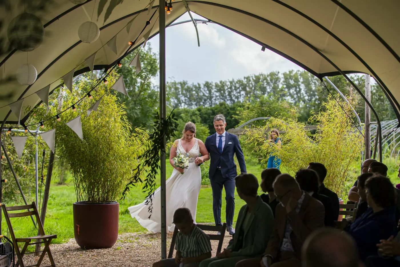 Ceremonie tijdens een bruiloft