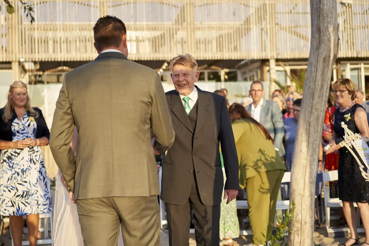 Ceremonie tijdens een bruiloft