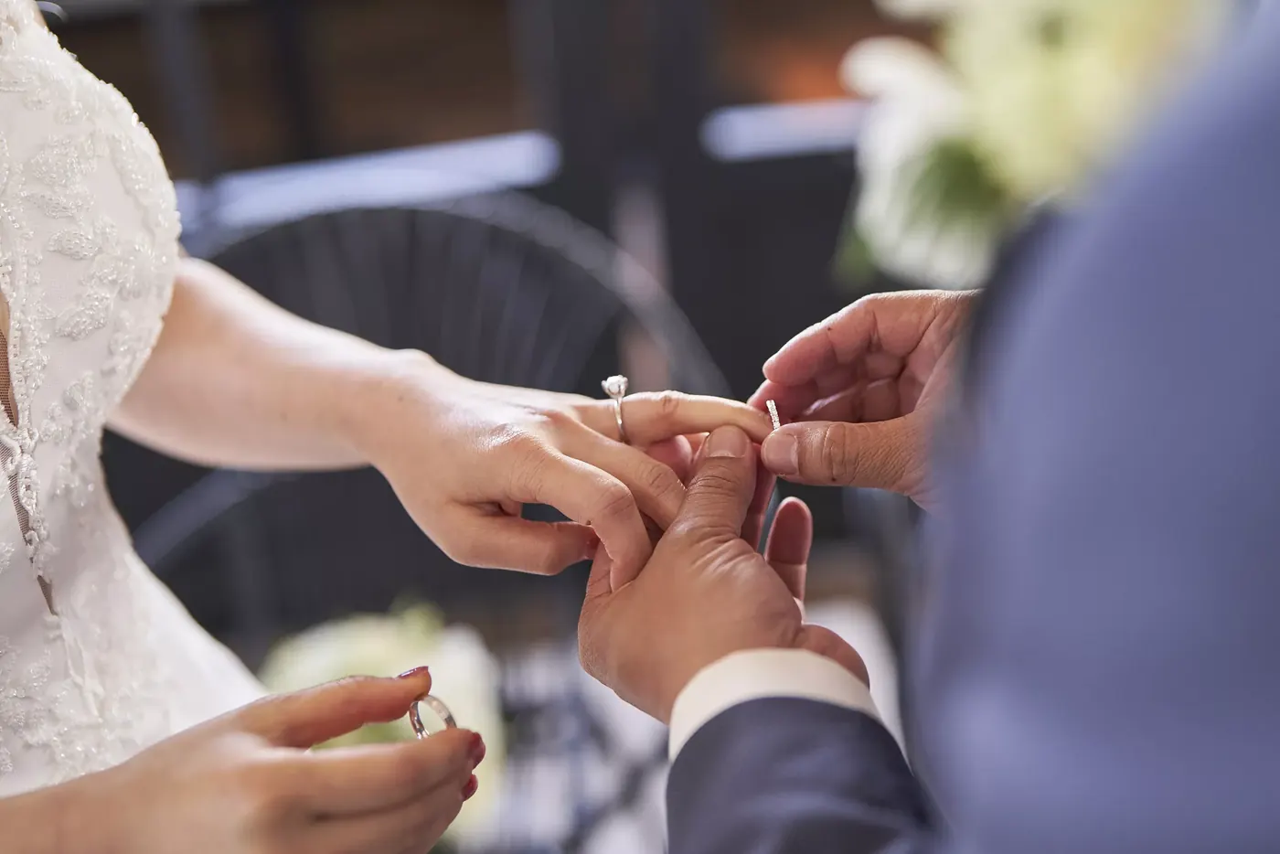 Ceremonie tijdens een bruiloft