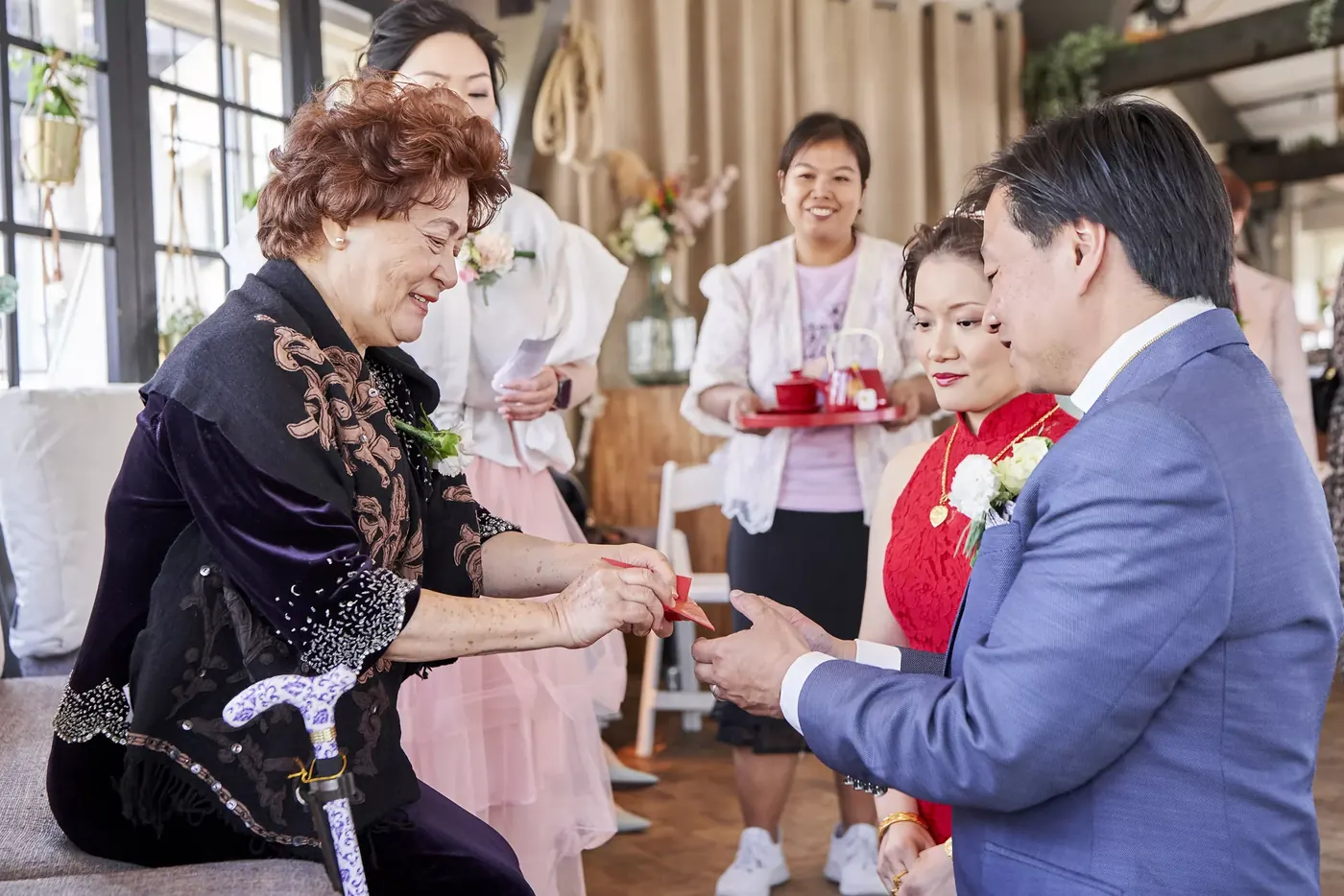 Ceremonie tijdens een bruiloft