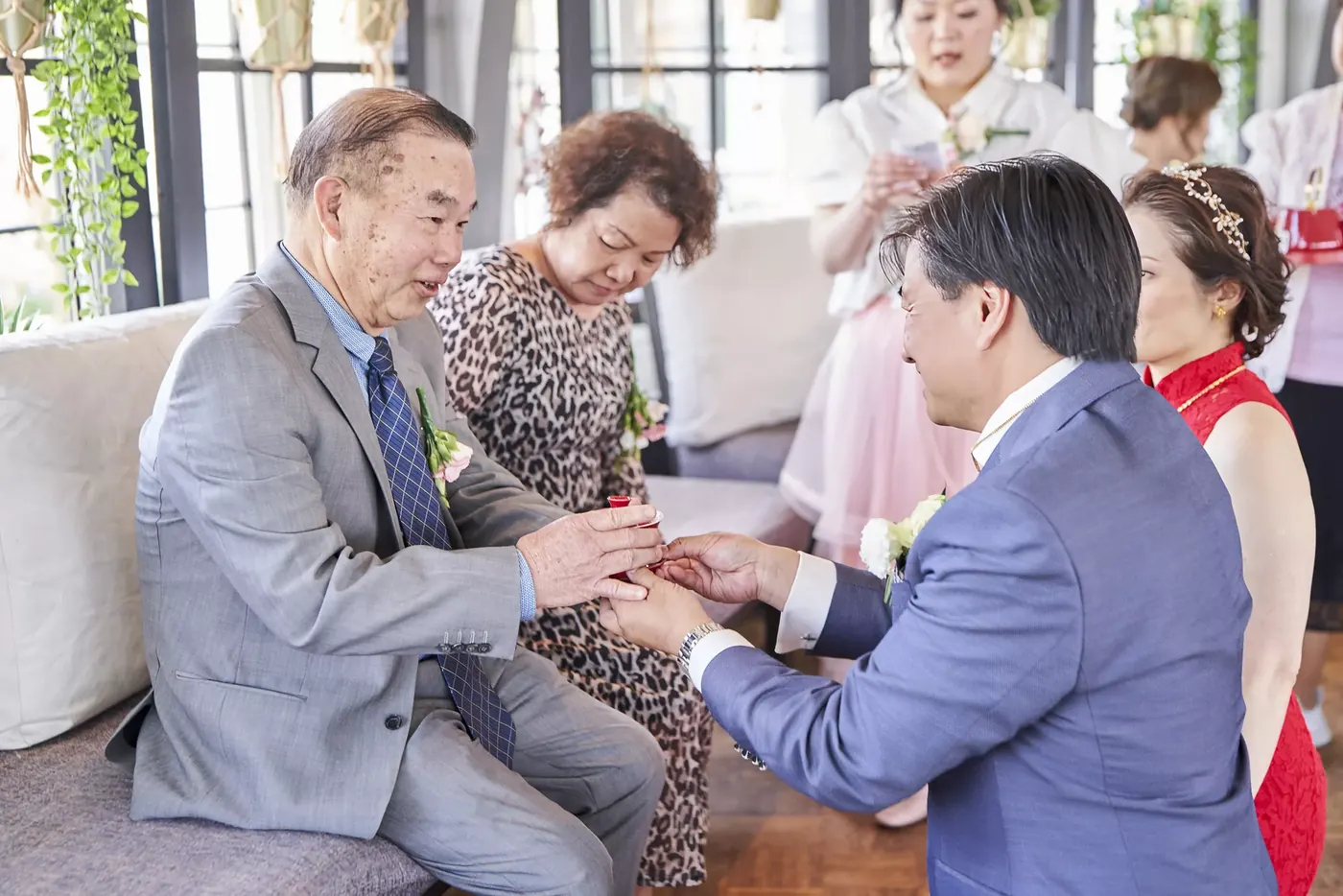 Ceremonie tijdens een bruiloft
