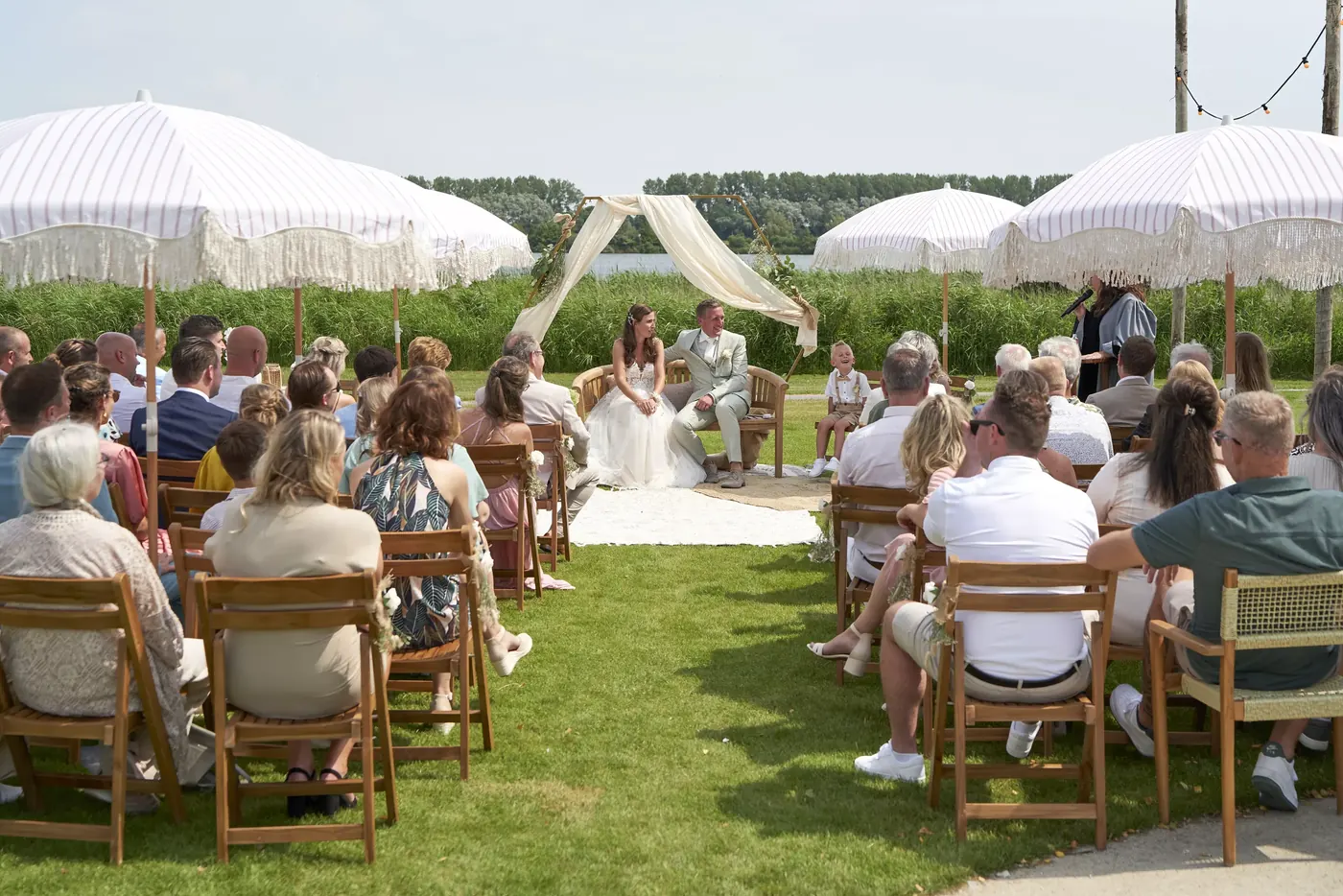 Ceremonie tijdens een bruiloft