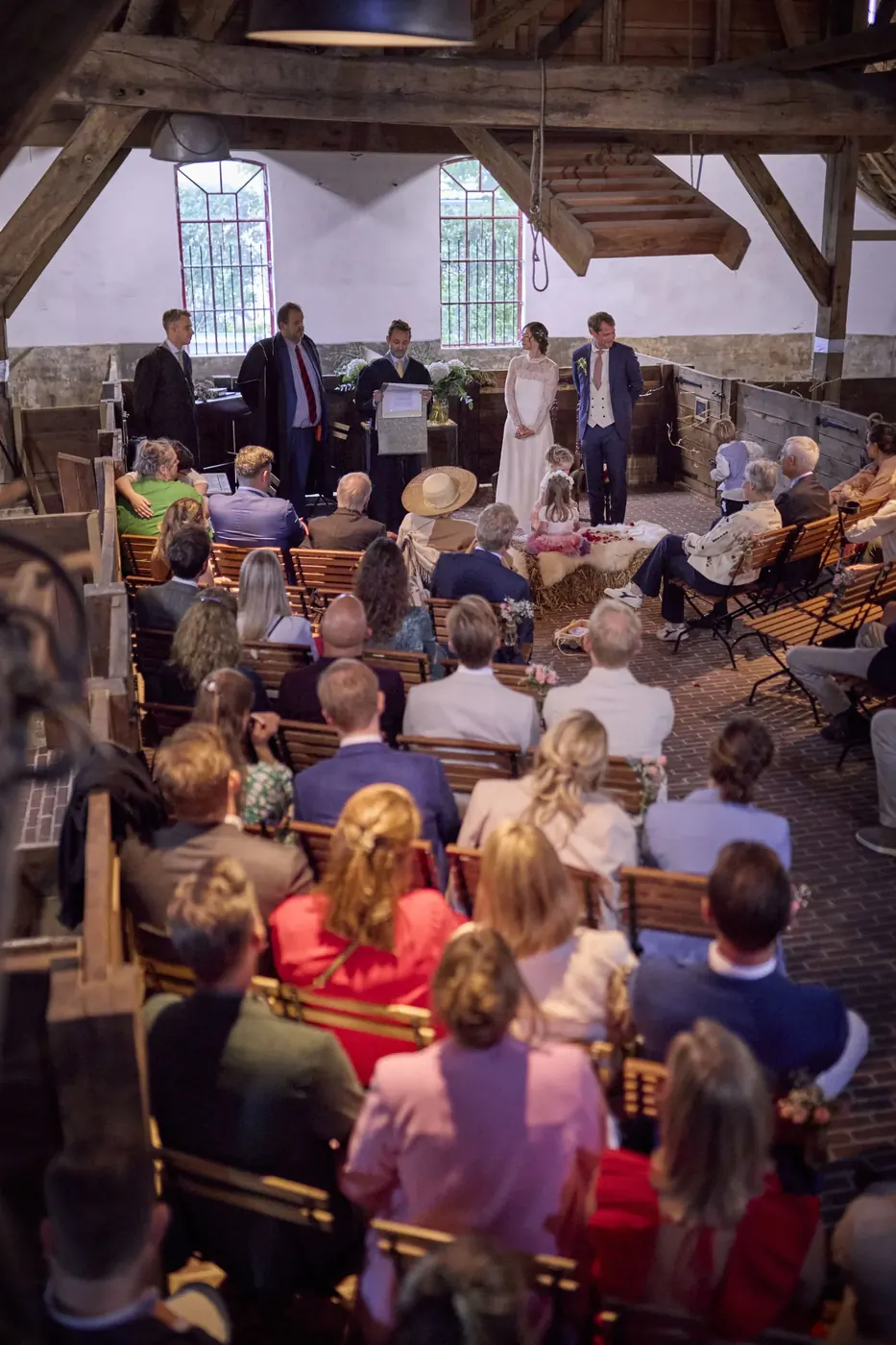 Ceremonie tijdens een bruiloft
