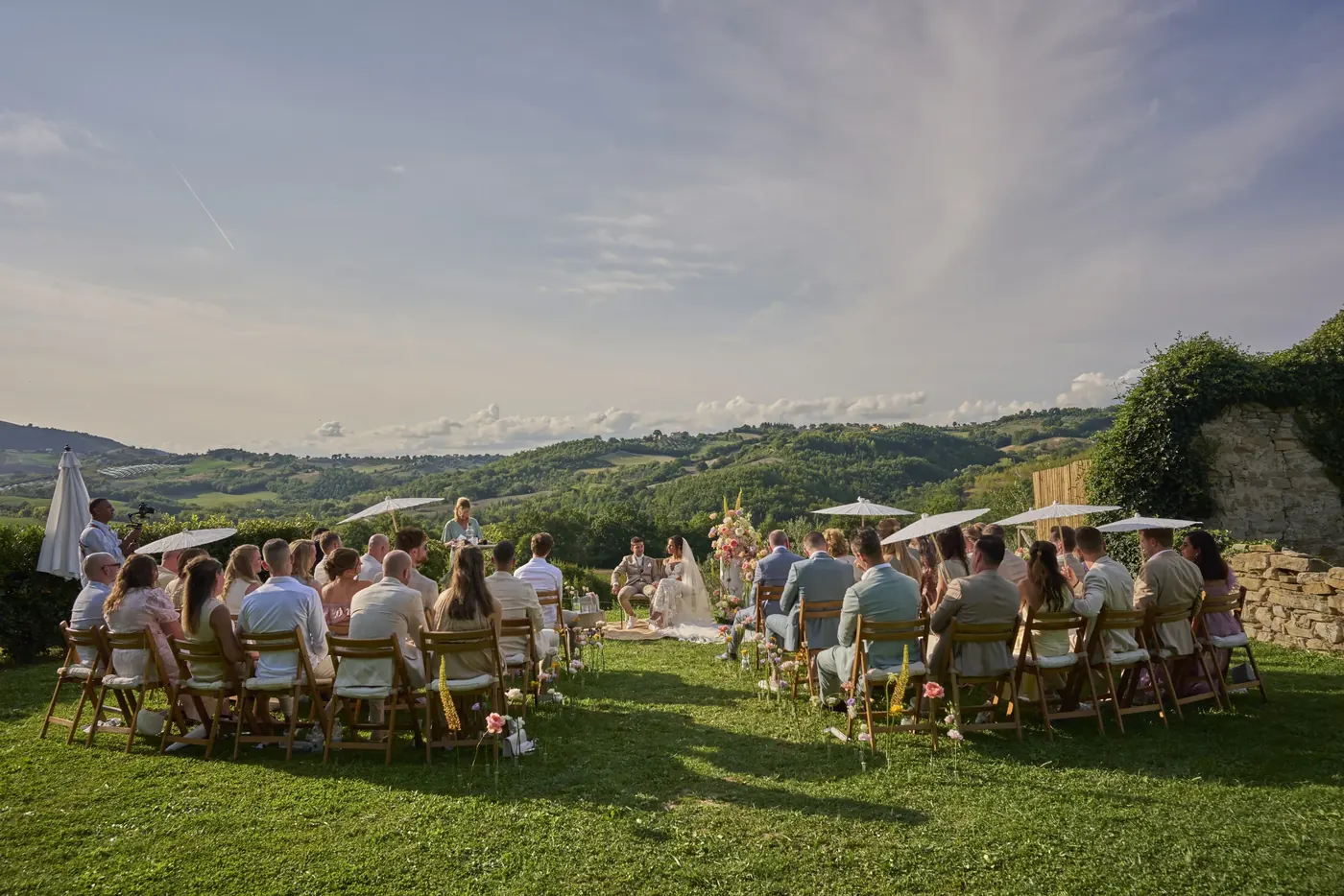 Bruiloft in Italie