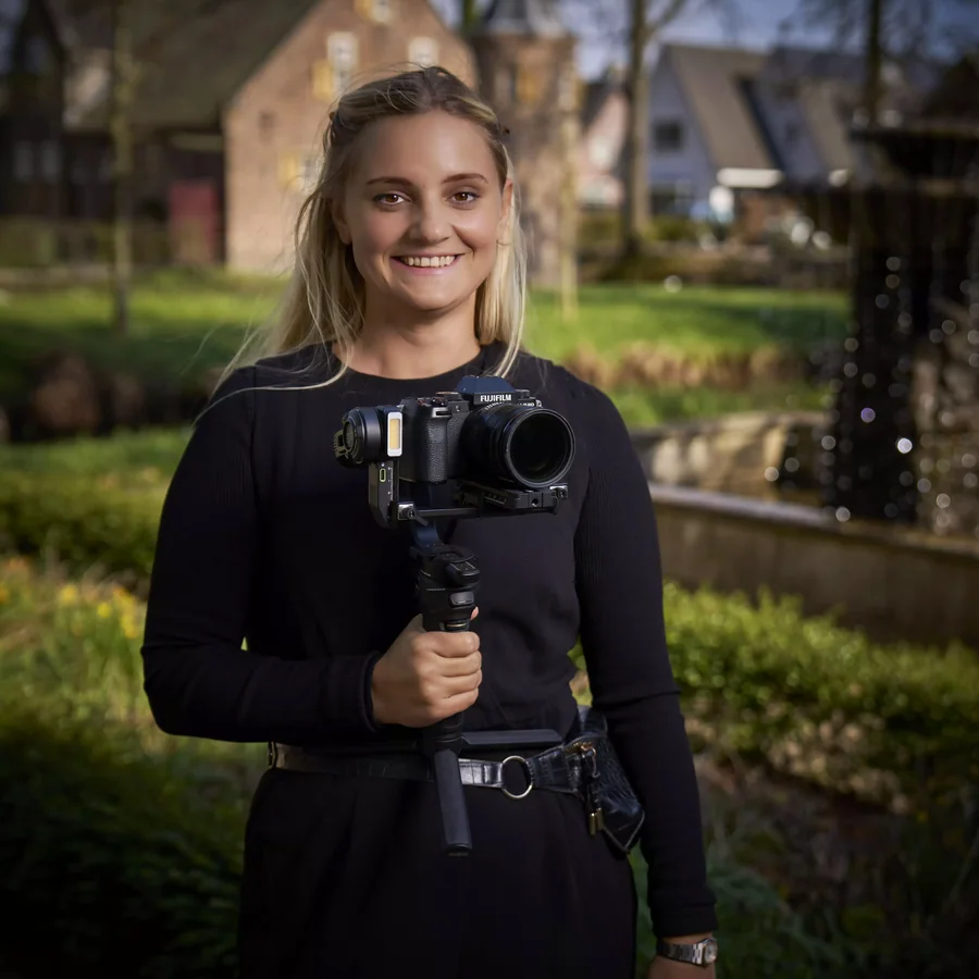 Ksenia, trouwvideograaf en tweede fotograaf bij Trouwfotografie.nl